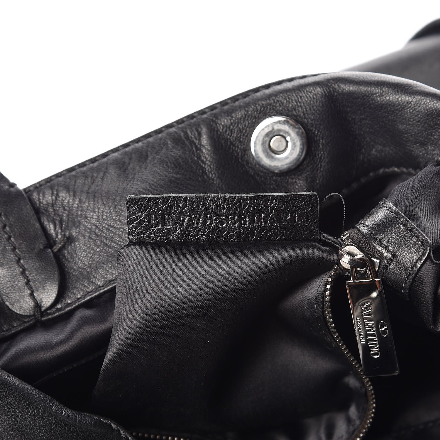 Valentino Garavani Nappa Studded Rosette Tote Black 9 of 24