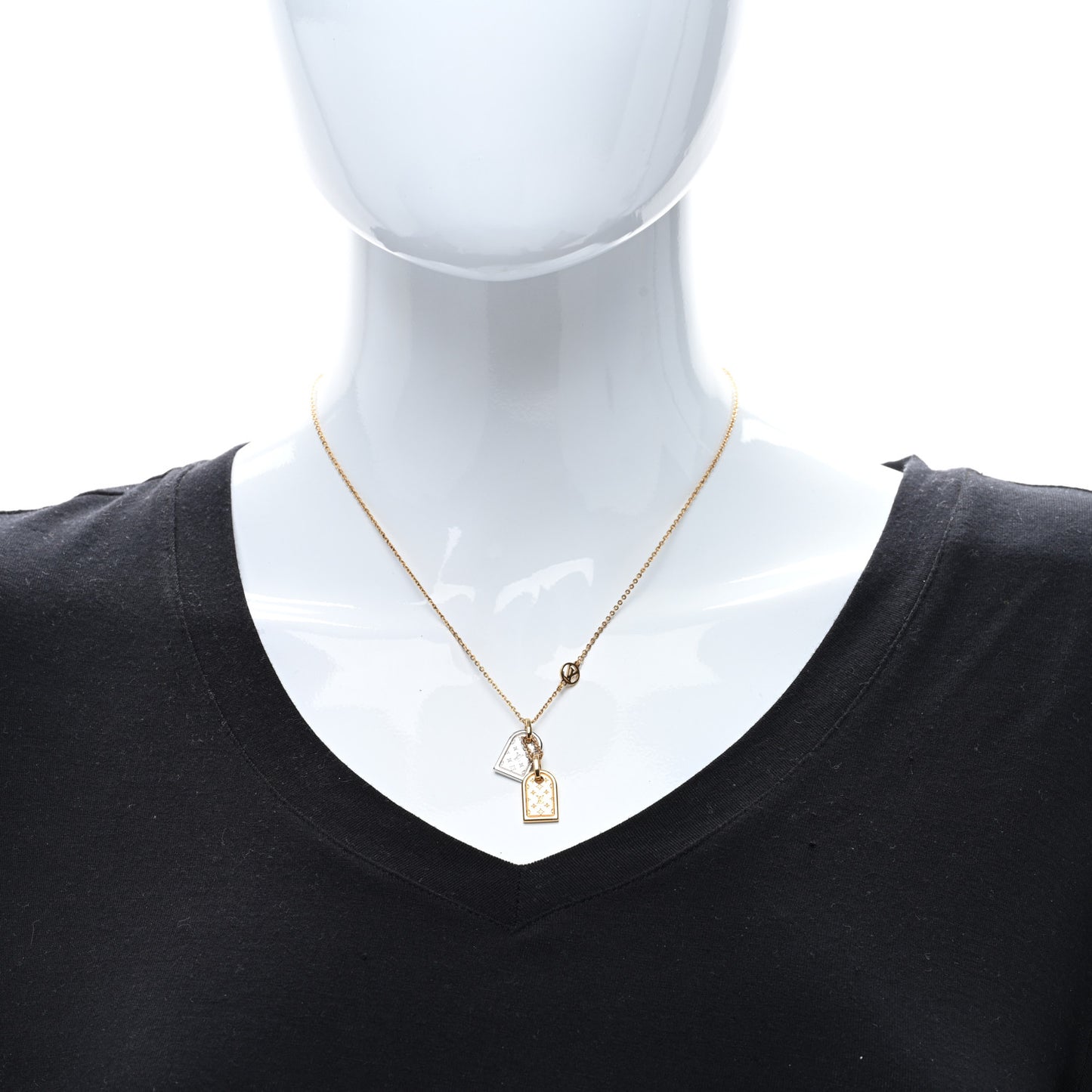 Nanogram Name Tag Necklace Gold