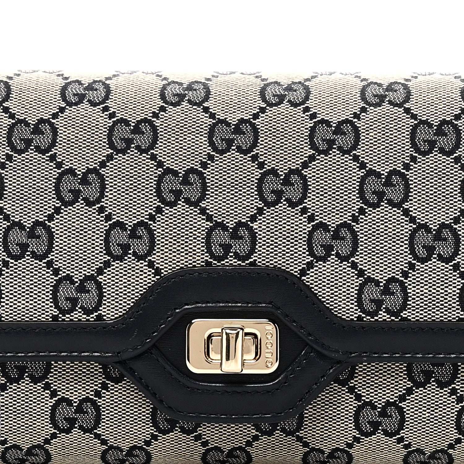 Gucci GG Monogram Small Luce Shoulder Bag Beige Blue 8 of 10