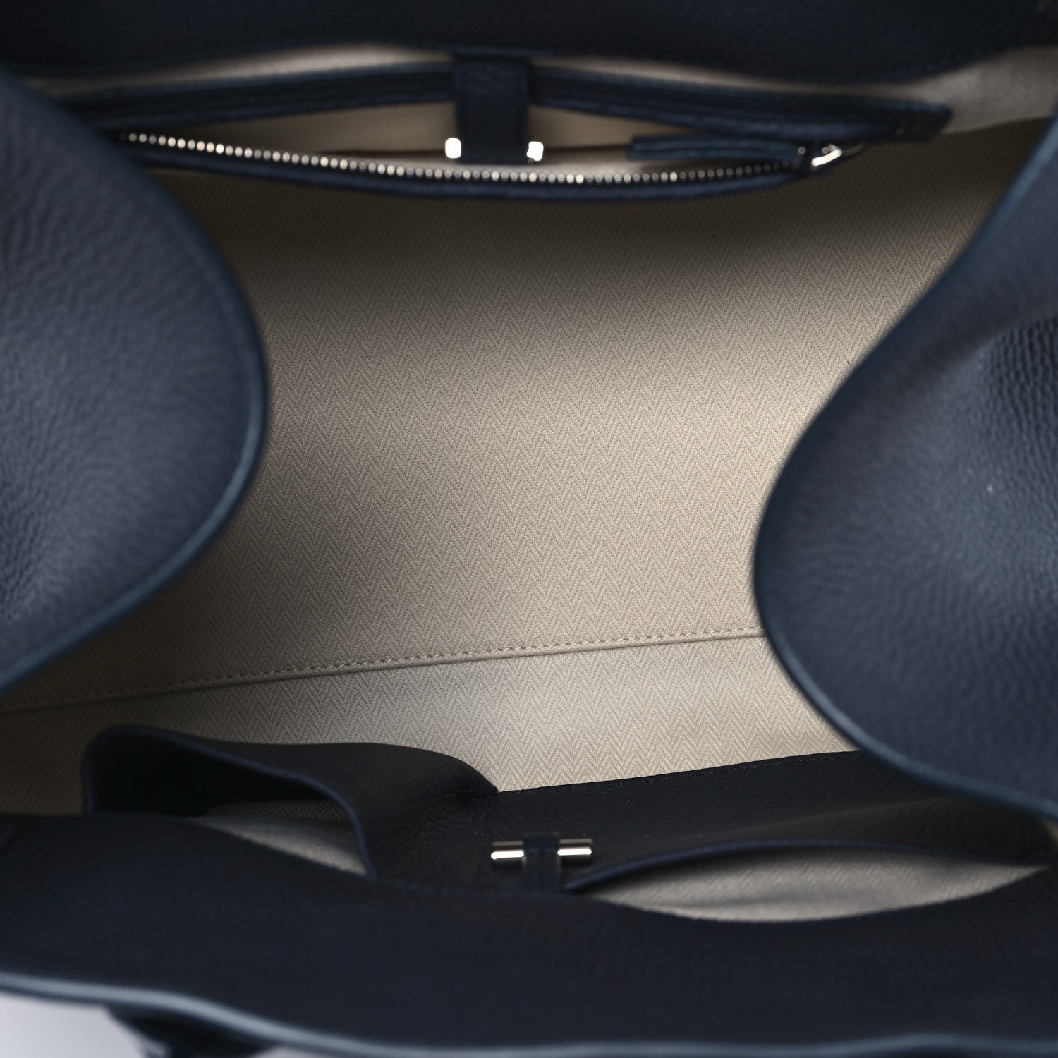 The Row Matte Grained Calfskin Soft Margaux 15 Marine 5 of 10