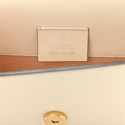 Gucci Calfskin Super Mini Sylvie Chain Shoulder Bag White 6 of 12