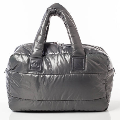 Chanel Nylon Coco Cocoon Tote Grey 3 of 10