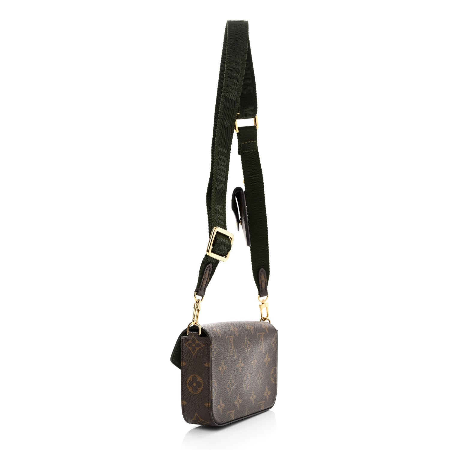 Louis Vuitton Monogram Felicie Strap & Go Kaki 3 of 12