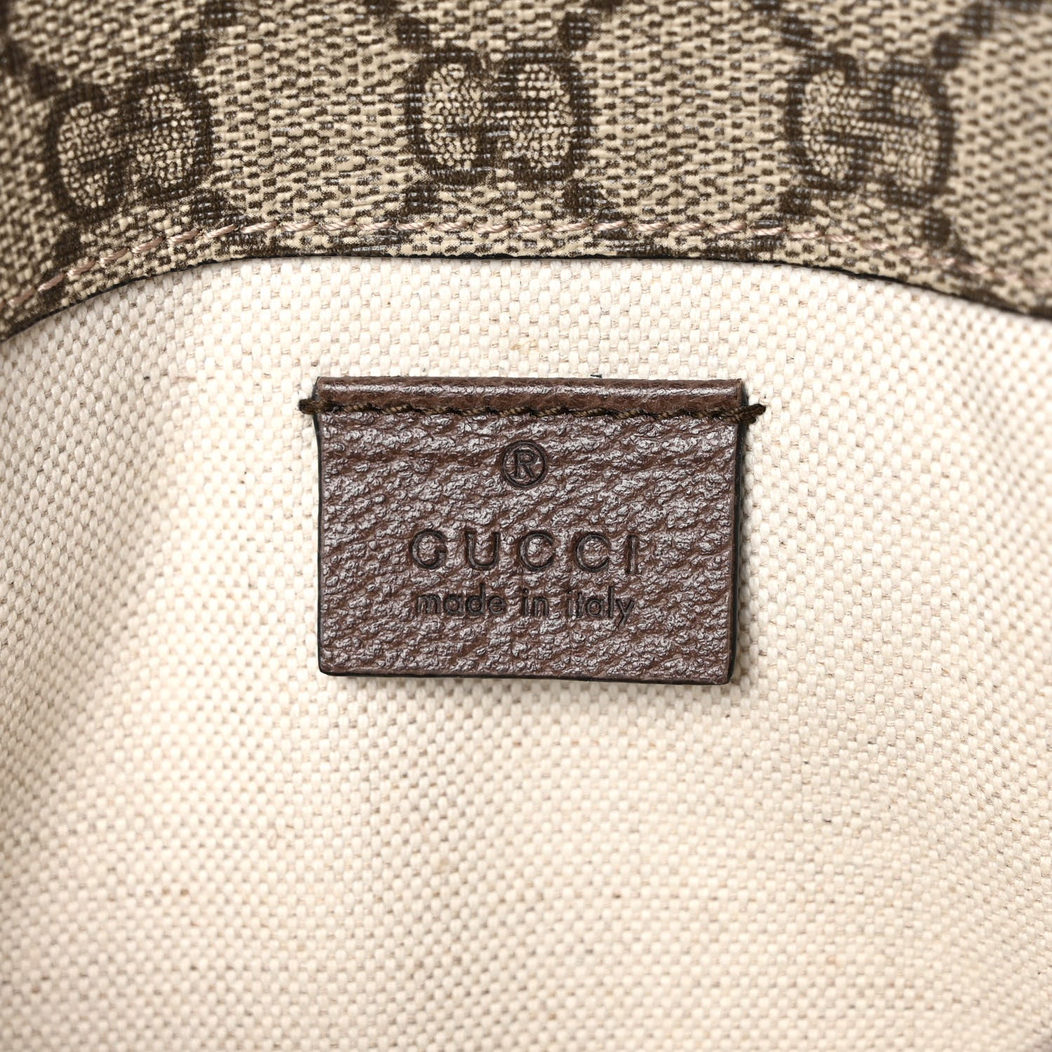 Gucci GG Supreme Monogram Neo Vintage Web Belt Bag Brown 5 of 8