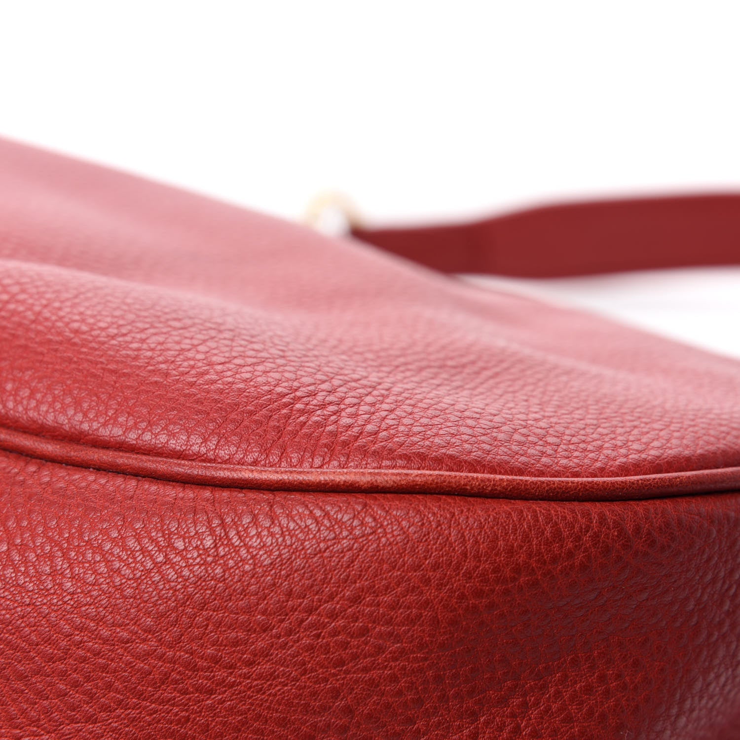 Prada Vitello Daino Hobo Rosso 9 of 15