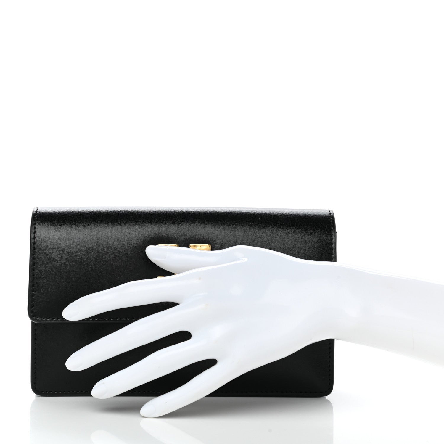 Off-White Calfskin Jitney Belt Bag Black 2 of 8