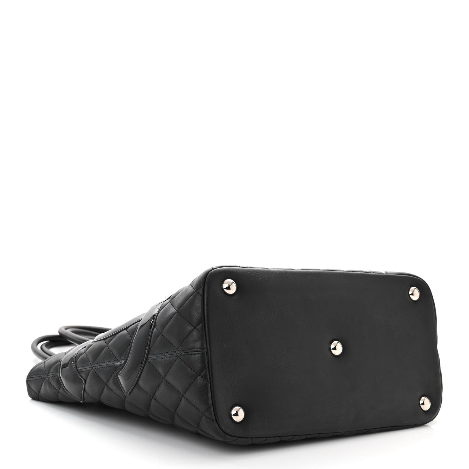 Chanel Calfskin Quilted Large Cambon Tote Black 4 of 11