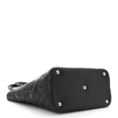 Chanel Calfskin Quilted Large Cambon Tote Black 4 of 11