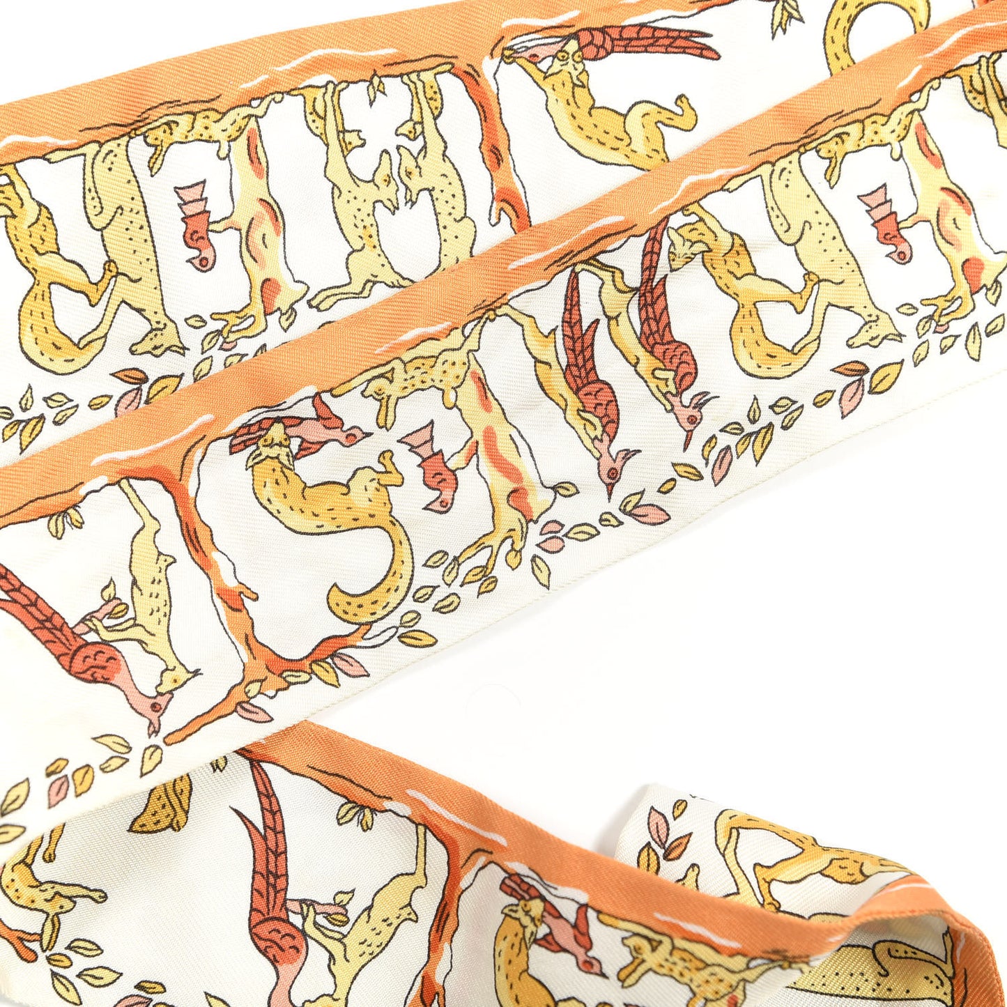 Silk Alphabet Twilly