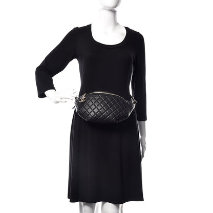 Chanel Calfskin Quilted Belt Me Up Waist Bag Black 2 of 11
