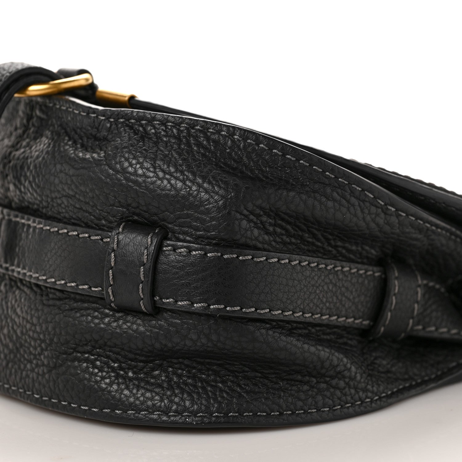 Chloe Calfskin Mini Marcie Round Crossbody Bag Black 10 of 10