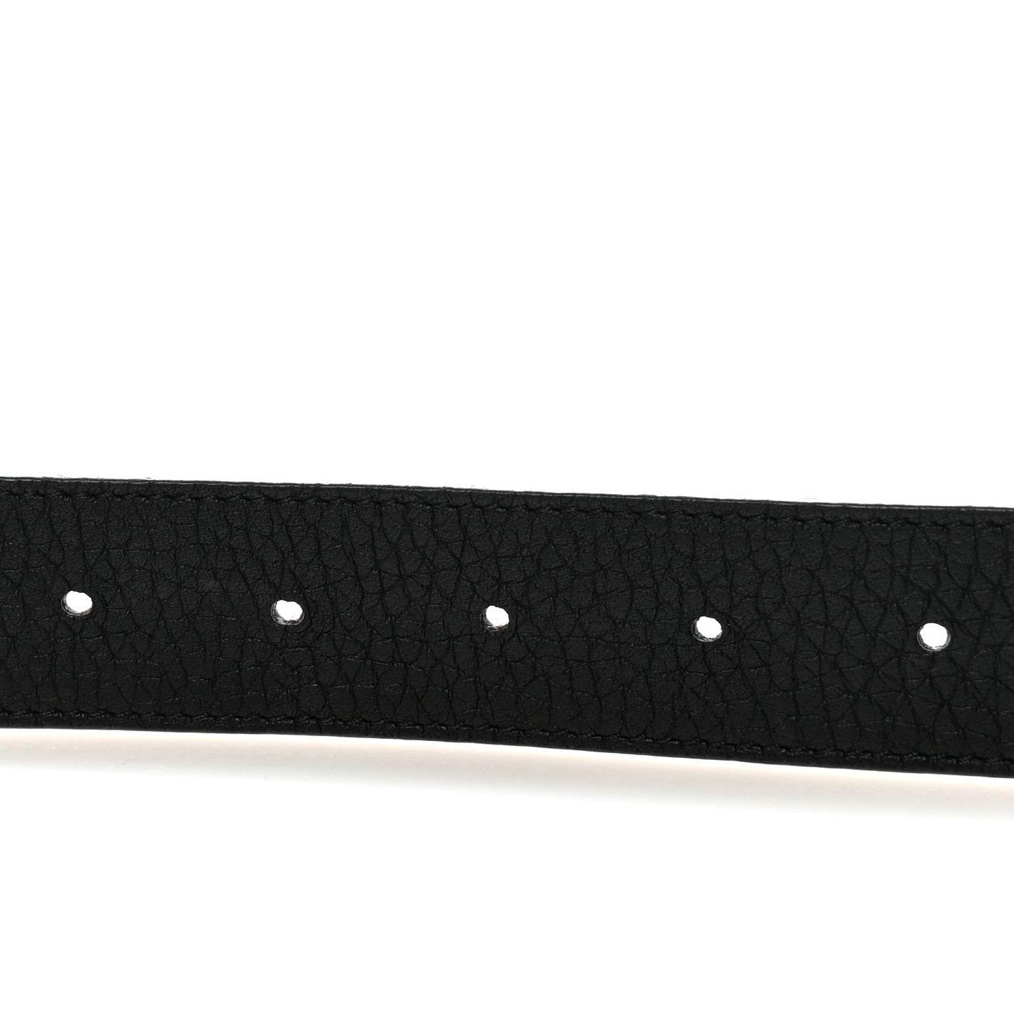 Taurillon Calfskin 30mm LV Initiales Reversible 80 32 Belt Black