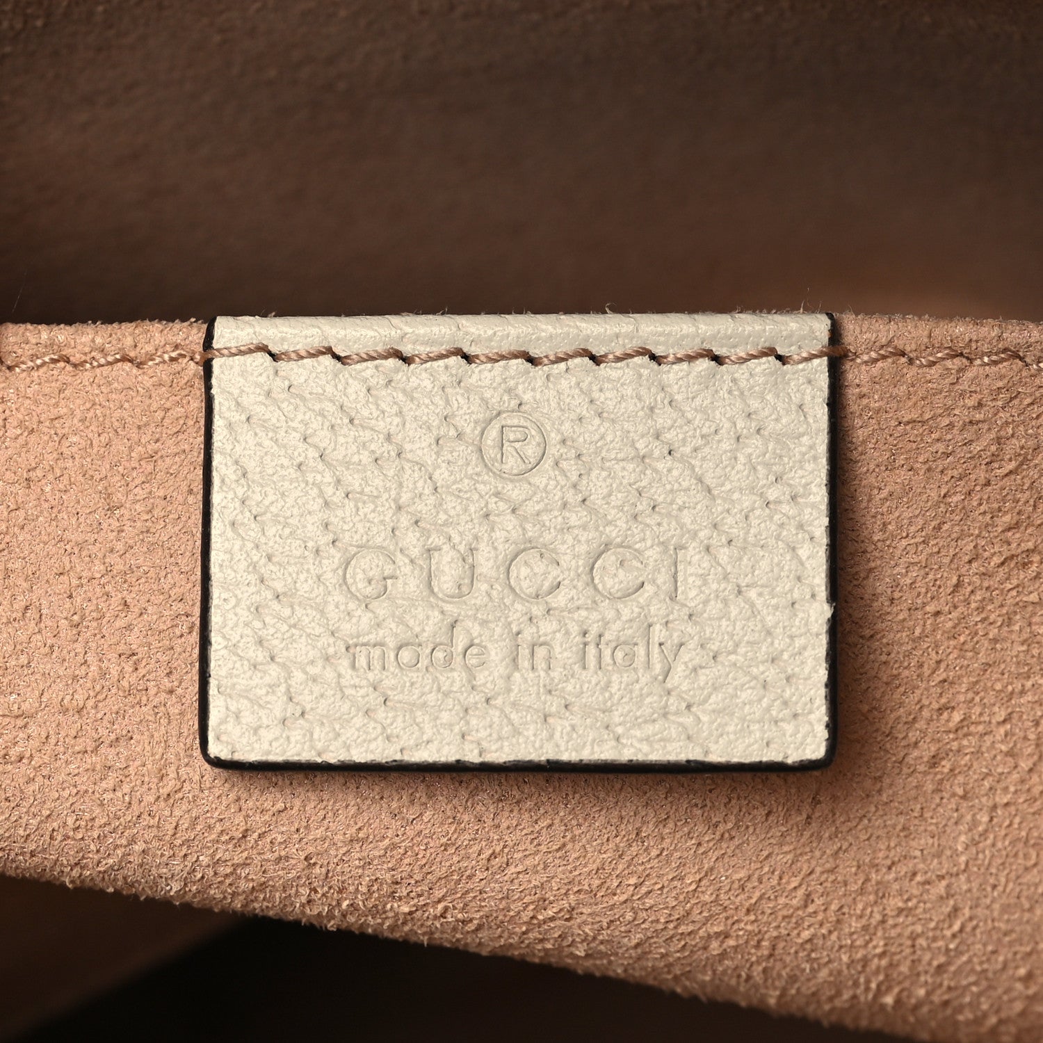 Gucci Textured Dollar Calfskin Web Small Ophidia Dome Shoulder Bag Mystic White 6 of 9