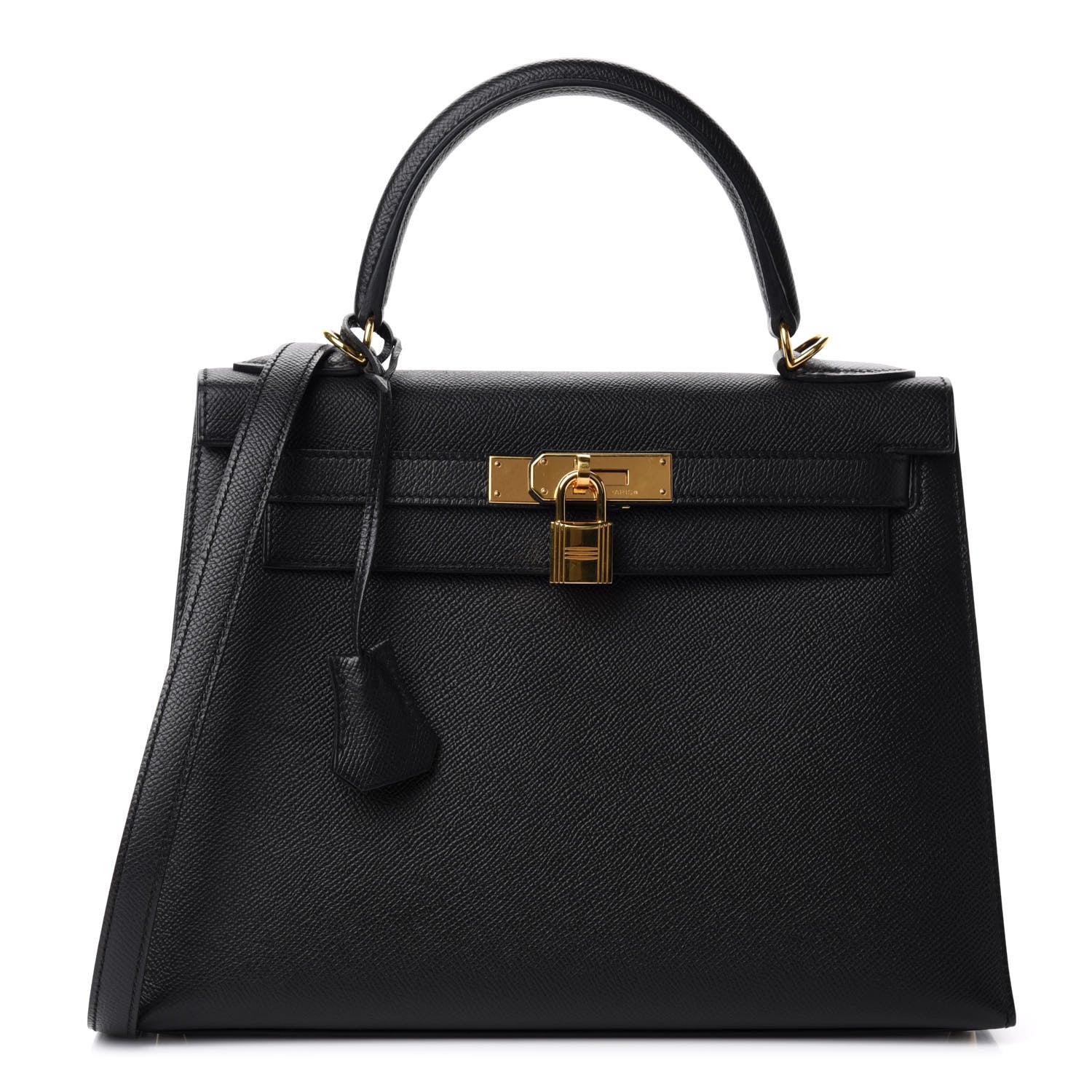 Hermes Epsom Kelly Sellier 28 Black 1 of 12