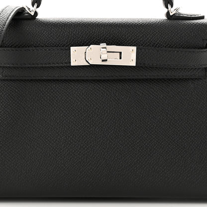 Hermes Epsom Mini Kelly Sellier 20 Black 8 of 11