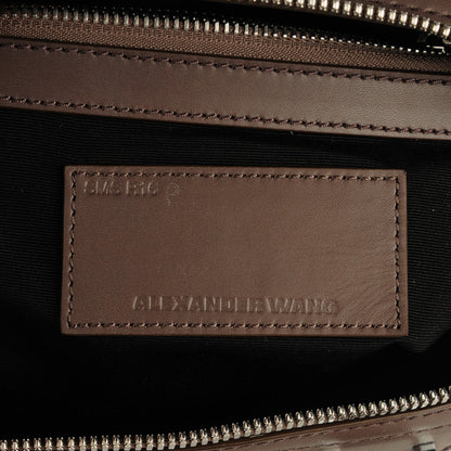 Alexander Wang Pebbled Calfskin Mini Emile Taupe Silver Hardware 6 of 9
