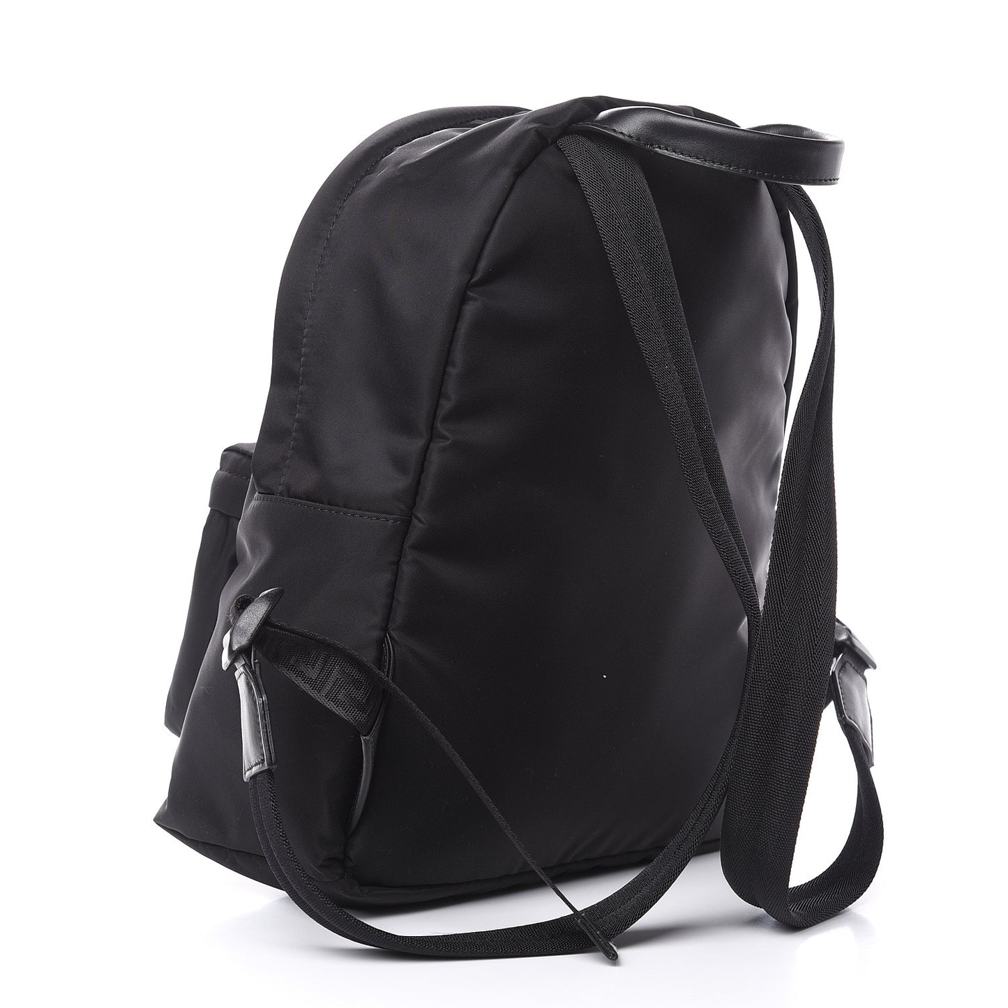 Nylon 90's Vintage Young Logo Backpack Black