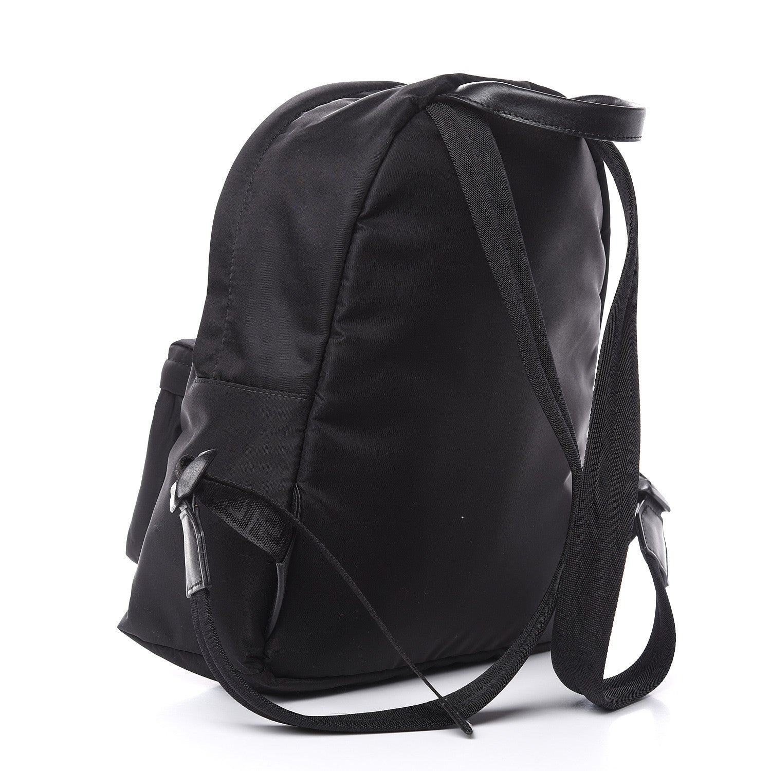 Versace Nylon 90's Vintage Young Logo Backpack Black 3 of 9