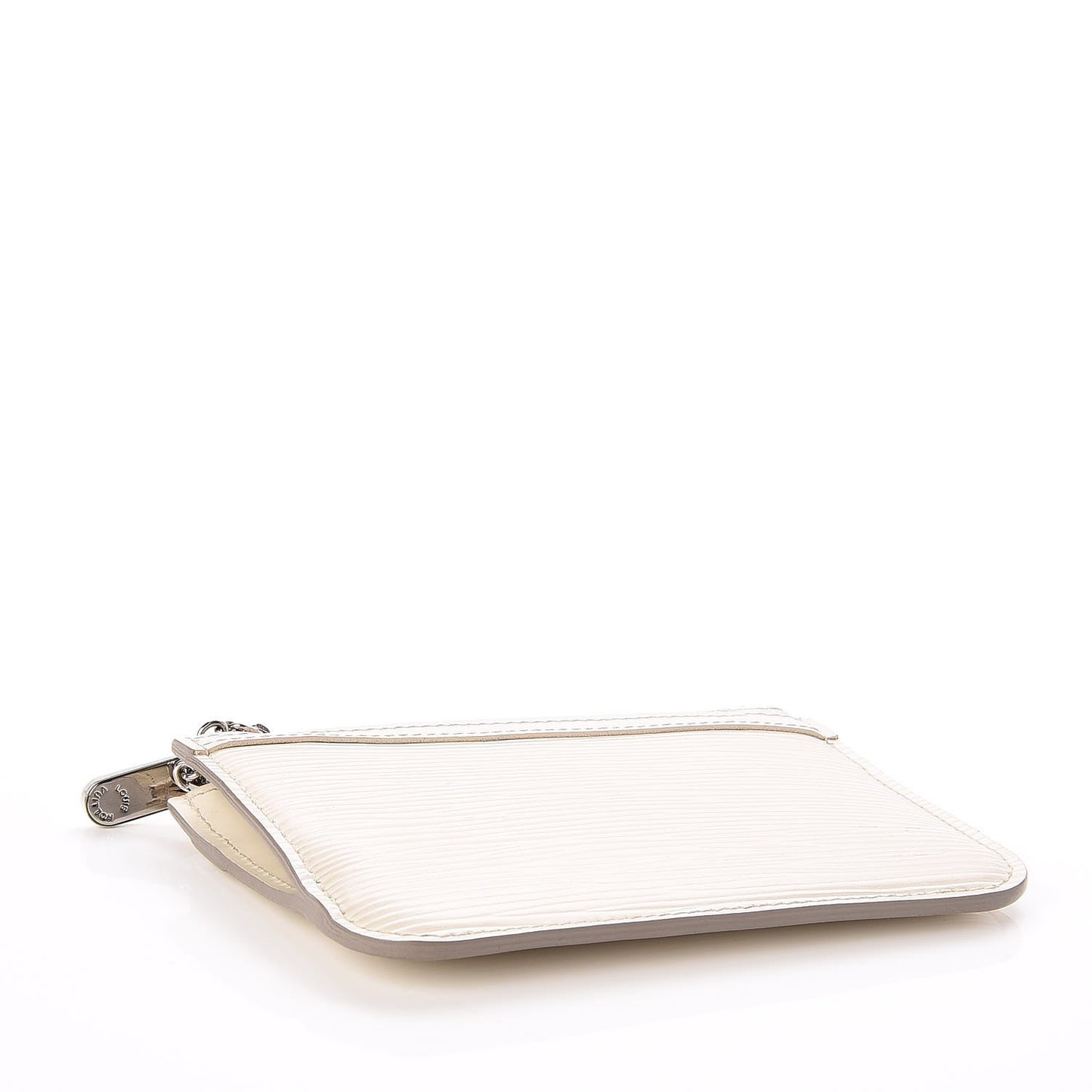 Epi Key Pouch Ivory