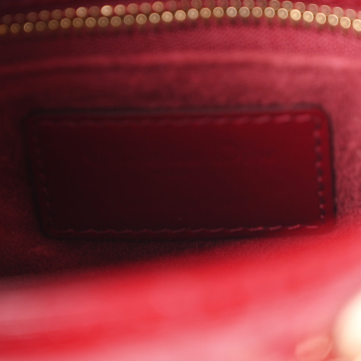 Christian Dior Patent Cannage Mini Lady Dior Red 6 of 11