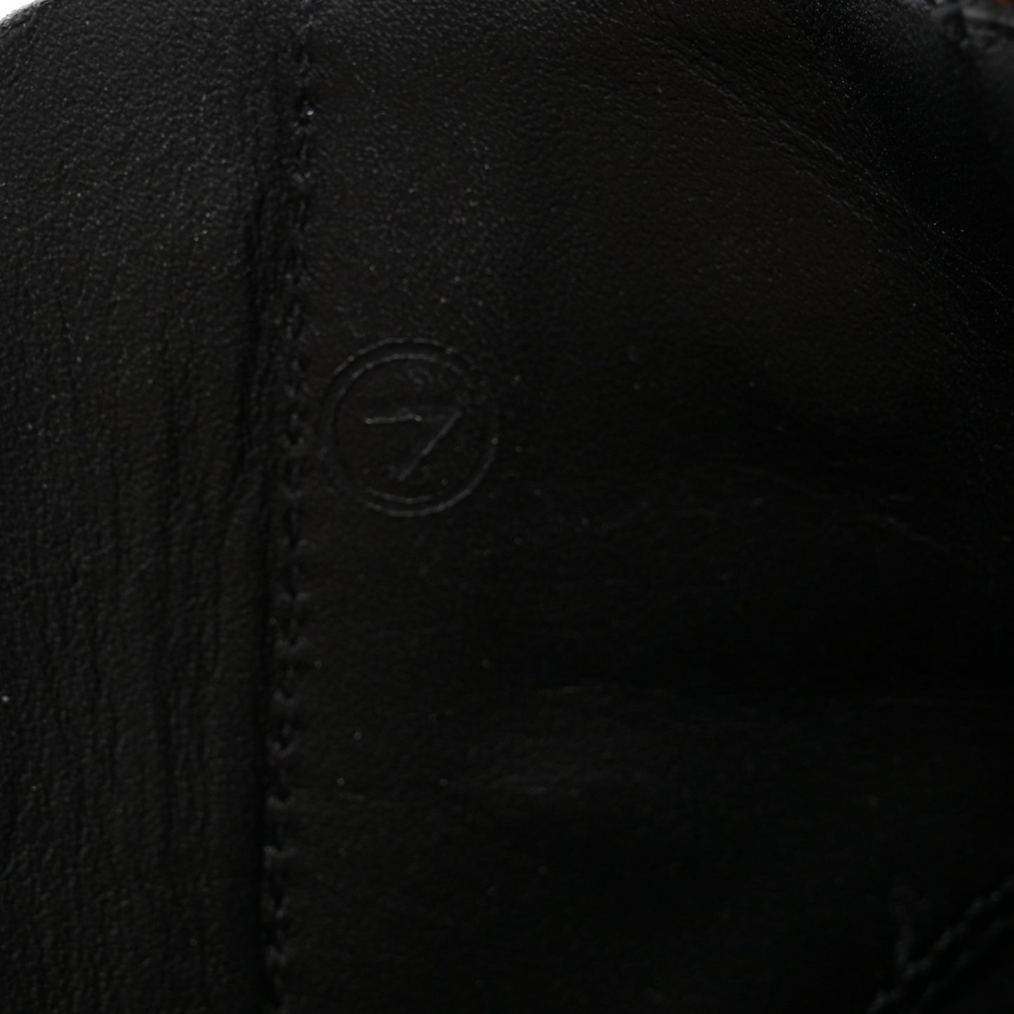Patent Calfskin Monogram Star Trail Ankle Boots 38 Black
