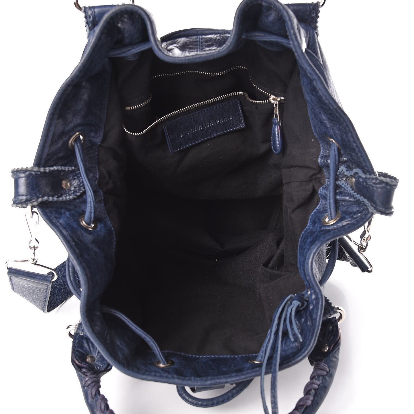 Agneau Giant Brogues Hardware Pompon Marine