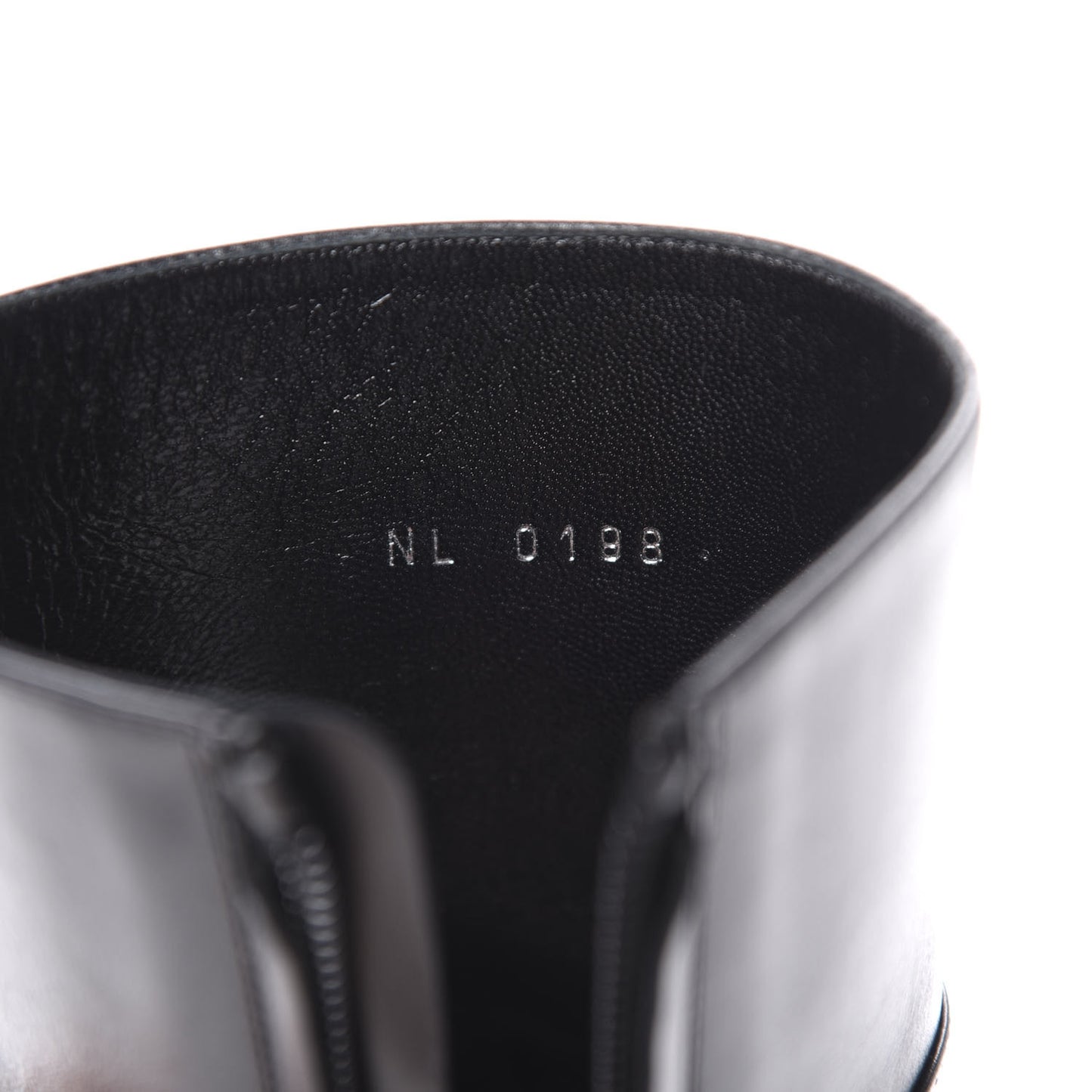 Calfskin Silhouette Ankle Boots 36 Black