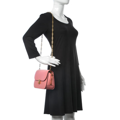 Valentino Garavani Vitello Chain Flap Bag Paradise Rose 2 of 9