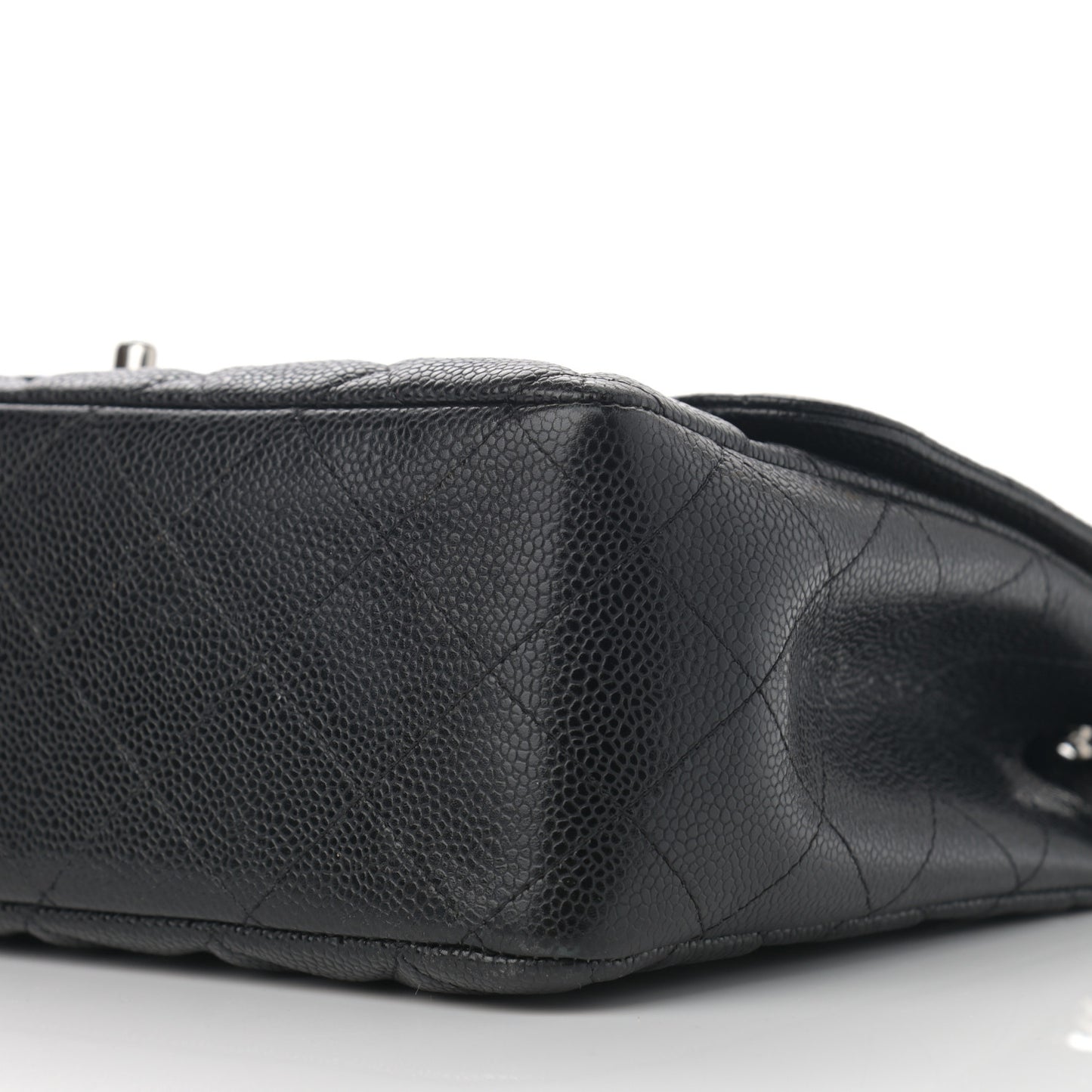Caviar Quilted Jumbo Single Flap Black