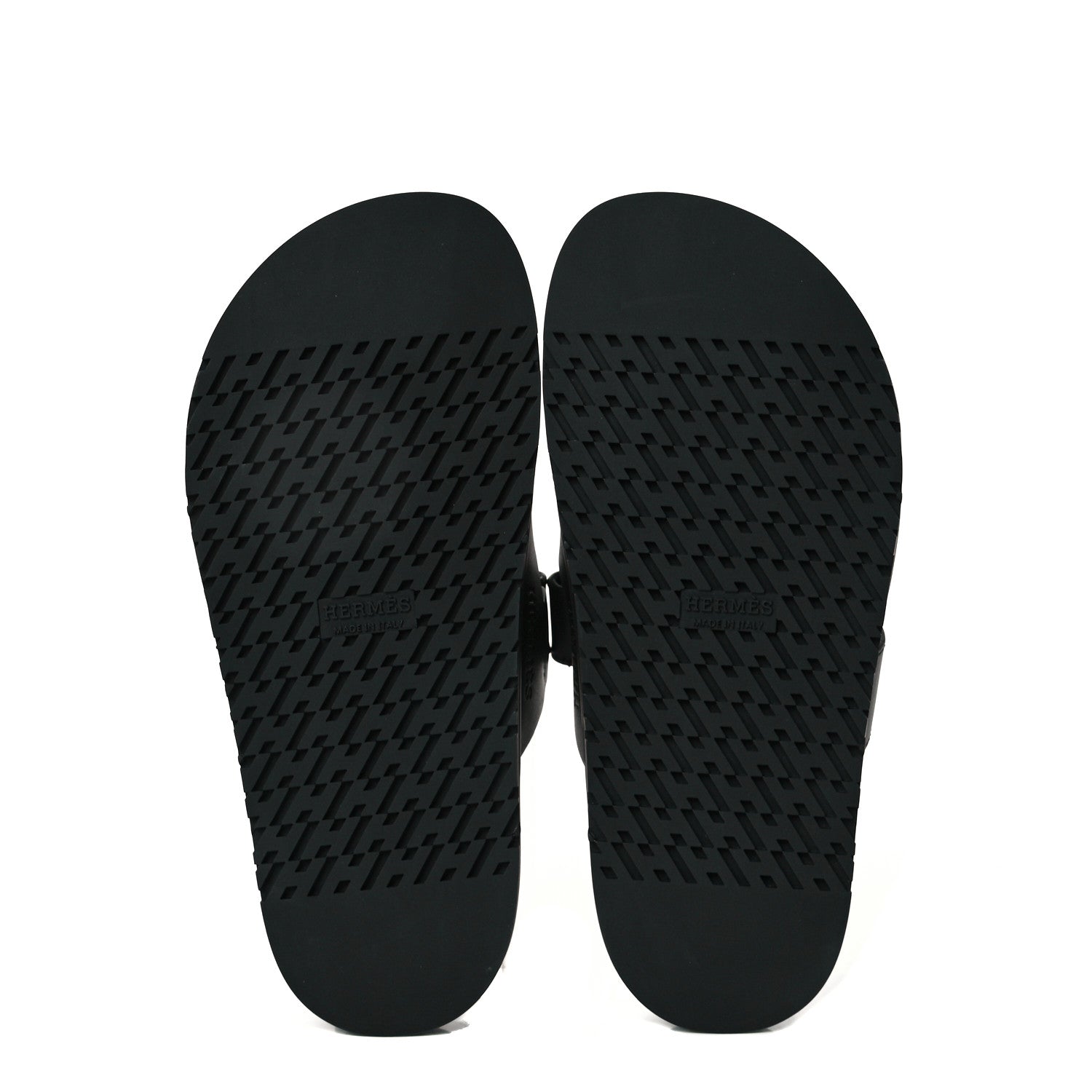 Hermes Calfskin Womens Chypre Sandals 36 Black 7 of 9