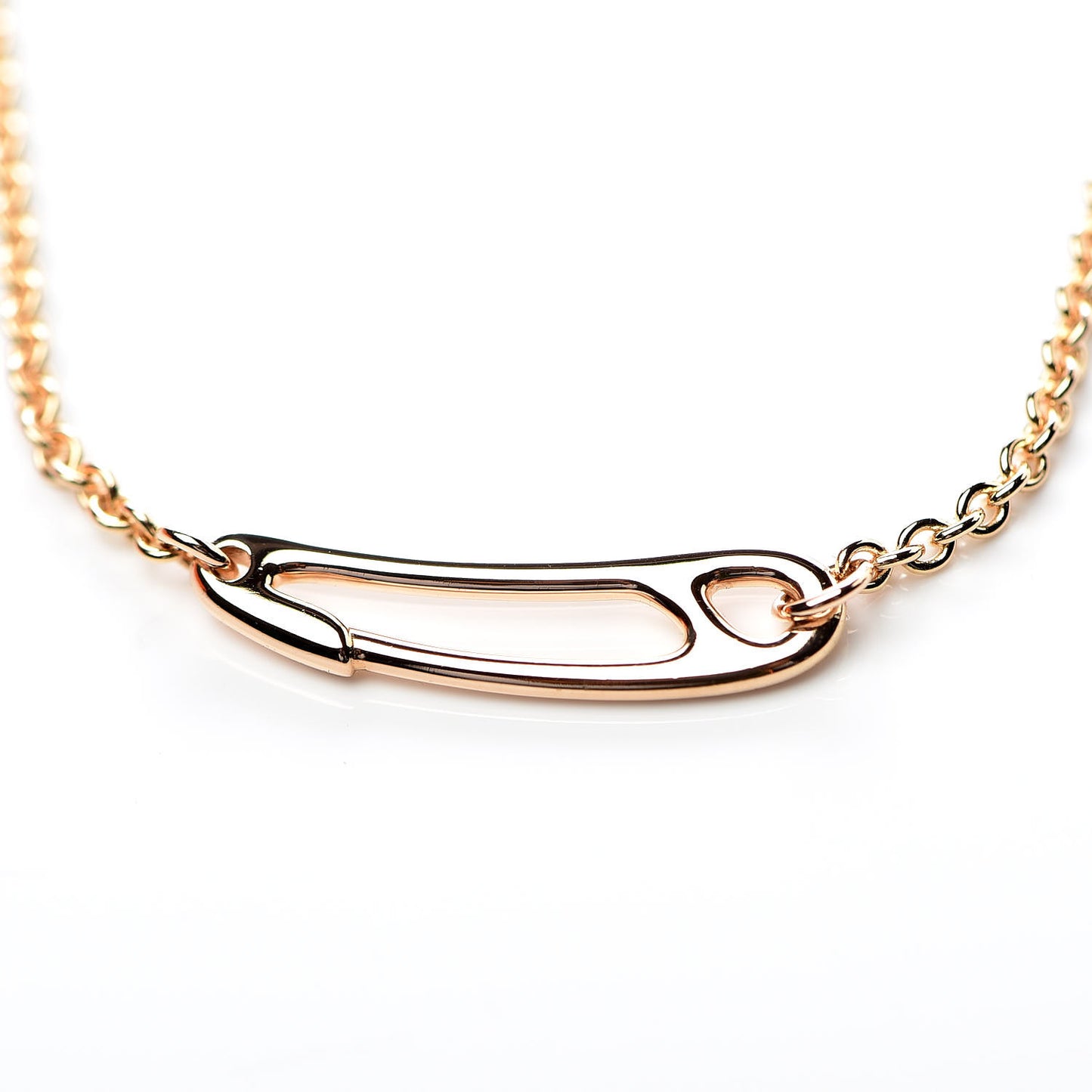18K Rose Gold Mini Chaine d'Ancre Punk Bracelet SH