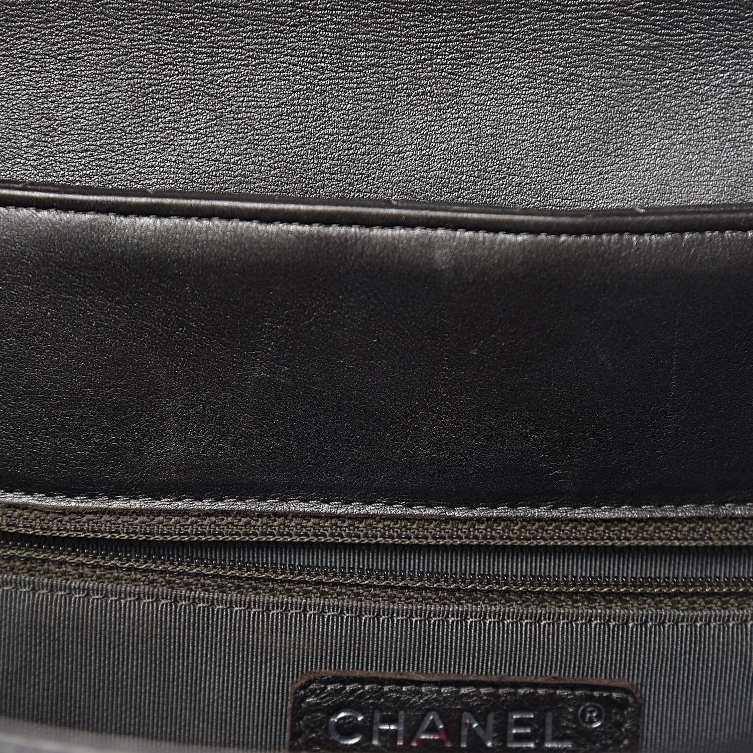 Chanel Metallic Calfskin Quilted Flap Tote Dark Silver 8 of 18