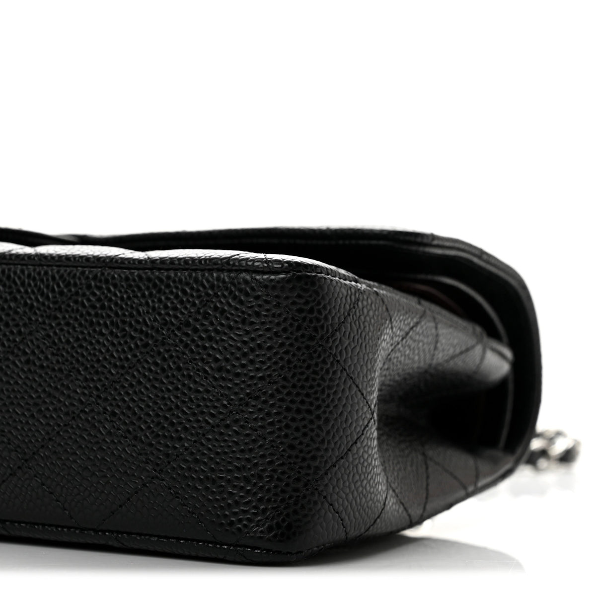 Chanel Caviar Quilted Medium Double Flap Black 10 of 11