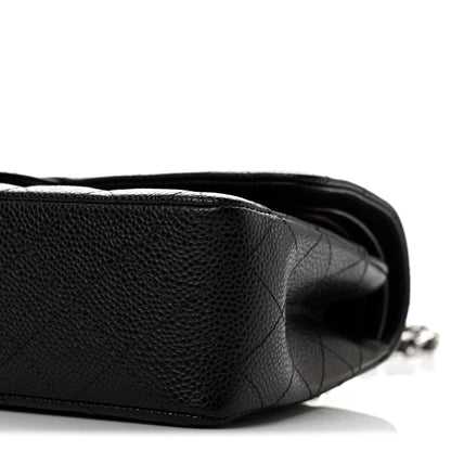 Chanel Caviar Quilted Medium Double Flap Black 10 of 11