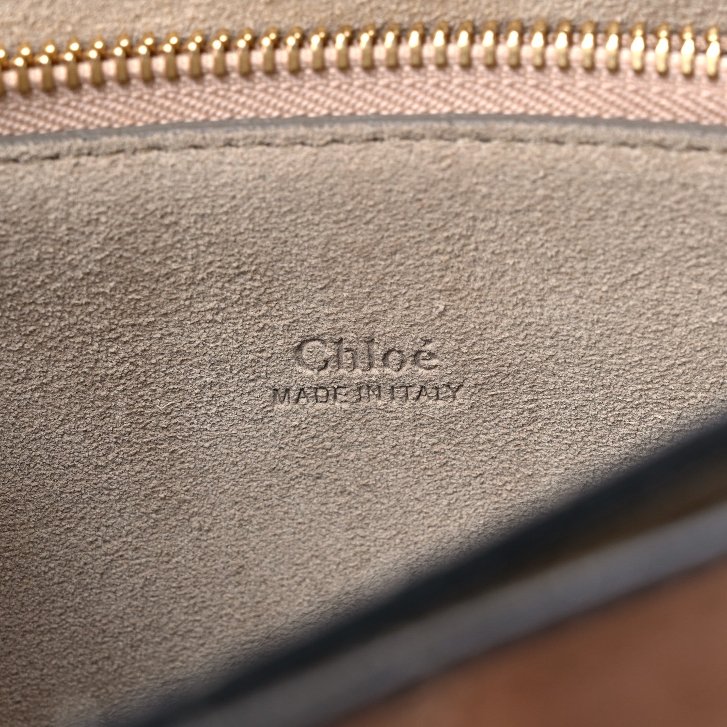 Chloe Suede Patchwork Medium Faye Shoulder Bag Motty Grey 6 of 11