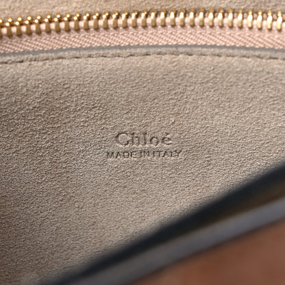 Chloe Suede Patchwork Medium Faye Shoulder Bag Motty Grey 6 of 11