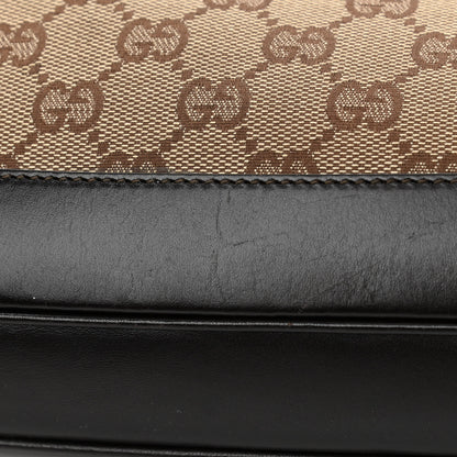 Gucci Monogram Web Jackie O Hobo Dark Brown 14 of 16