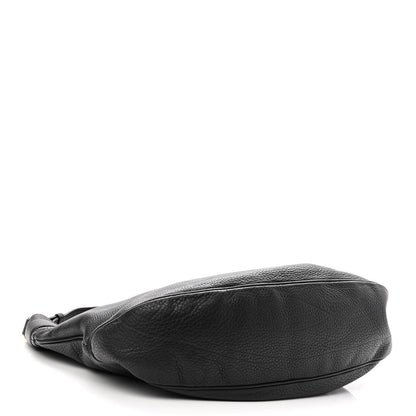 Gucci Pebbled Calfskin Large Ride Shoulder Bag Black 4 of 10