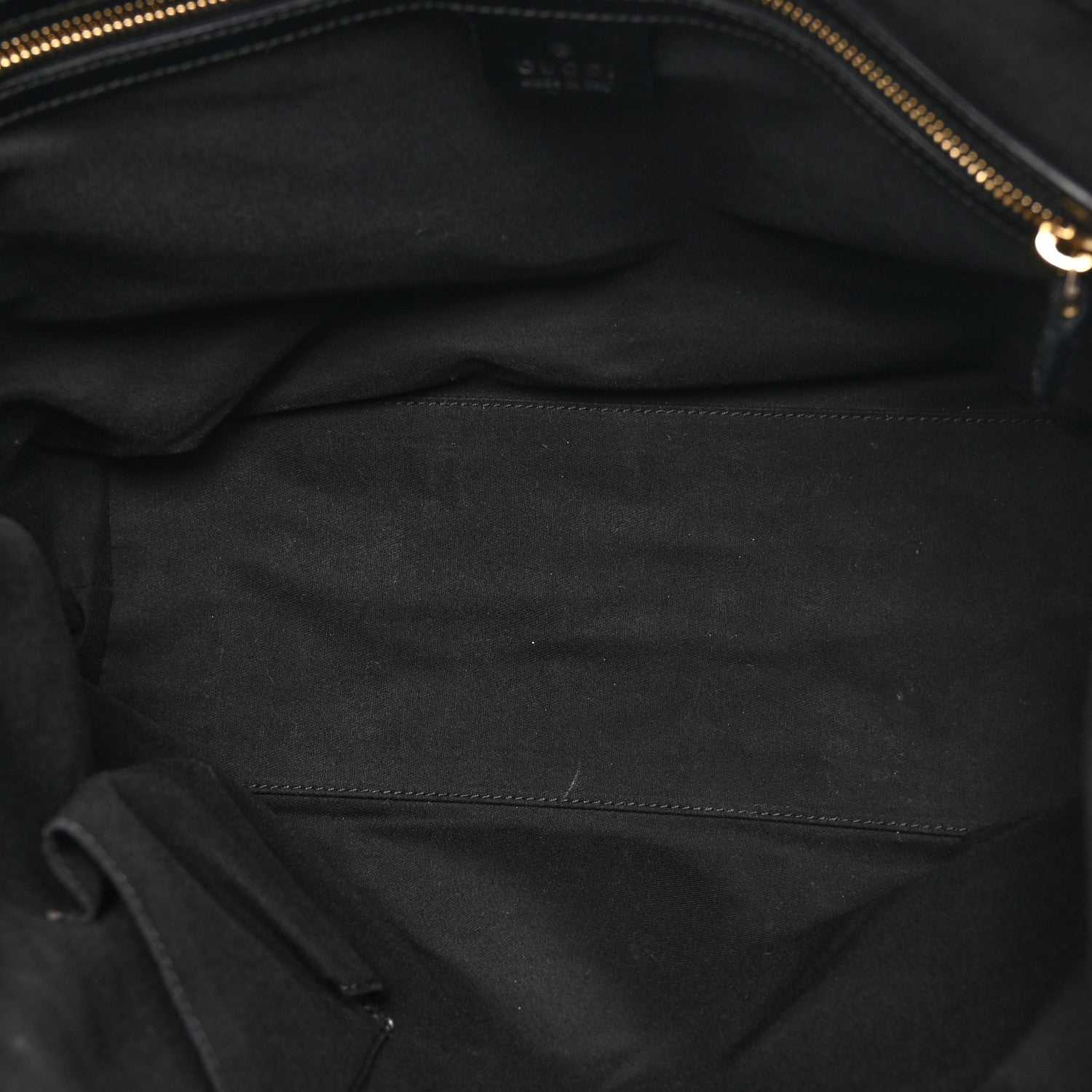 Gucci Denim Monogram Medium Jolicoeur Tote Black 5 of 10
