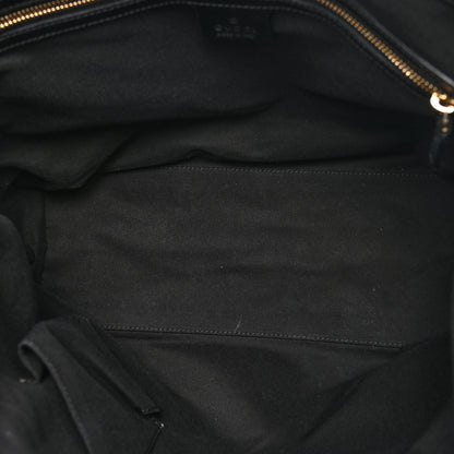 Gucci Denim Monogram Medium Jolicoeur Tote Black 5 of 10