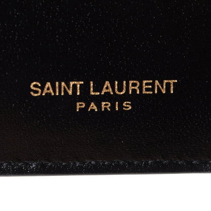Saint Laurent Calfskin 5 Fragments Zip Pouch Card Holder Black 8 of 9