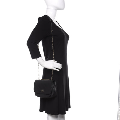 Chanel Calfskin Stitched Small Flap Bag Black 2 of 10