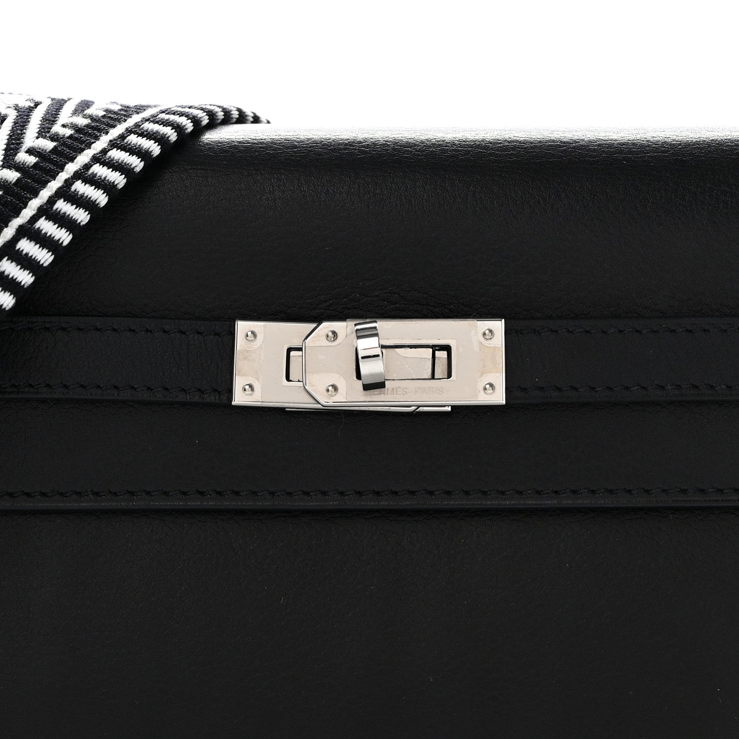 Hermes Evercolor Cavale Kelly Wallet To Go Black Multicolor 7 of 10