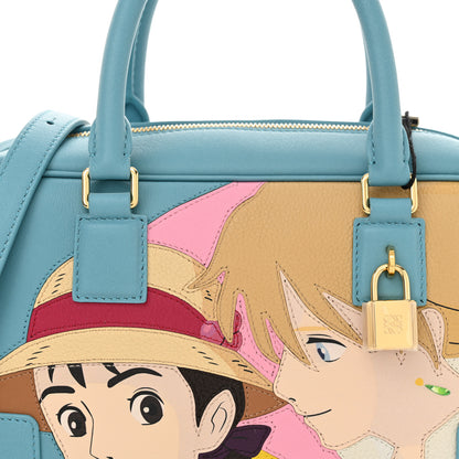 Loewe X HOWLS MOVING CASTLE Calfskin Amazona 23 Blue Multicolor 7 of 9
