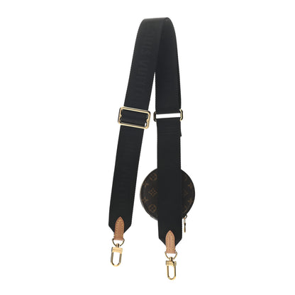 Louis Vuitton Monogram Multi Pochette Accessories Bandouliere Shoulder Strap Black 2 of 5