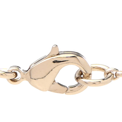 Chanel CC Heart Chain Pendant Necklace Gold 5 of 7