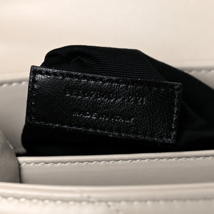 Saint Laurent Calfskin Y Quilted Monogram Toy Loulou Crossbody Bag Ivory 7 of 13