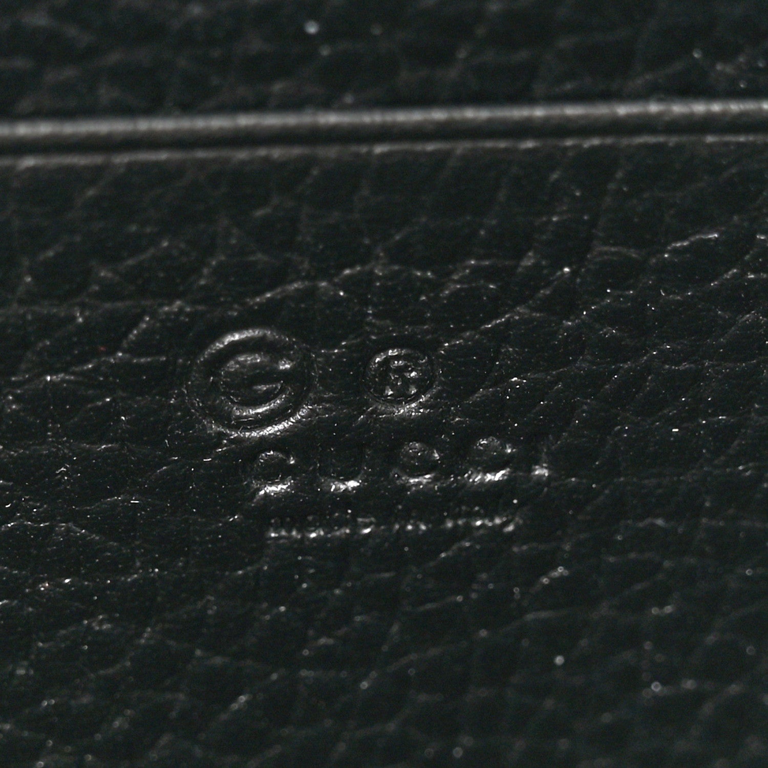 Gucci Calfskin GG Marmont Chain Wallet Black 7 of 12