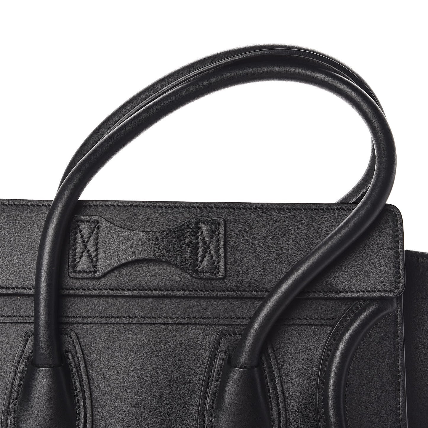 Smooth Calfskin Micro Luggage Black