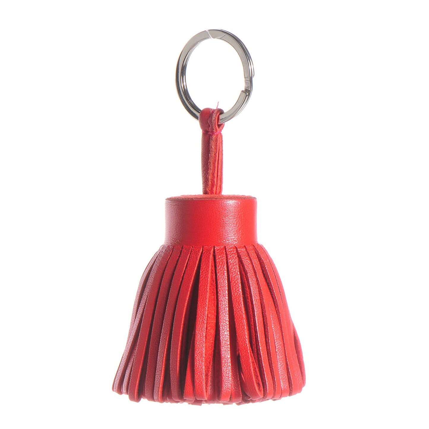 Lambskin Carmen Tassel Key Holder Rouge Indienne